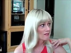 Adorable Rachel Milan deepthroating a huge thick hard meatpole