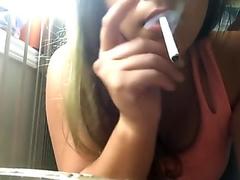 Sexy Long Haired Colombian Hair Brushing, Hair-Masturbation