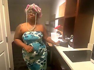 Undressing And Bathing Shower Room