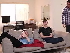 Huge boobed Gina Ryder gets her tiny pussy boned hard and takes messy cumspray